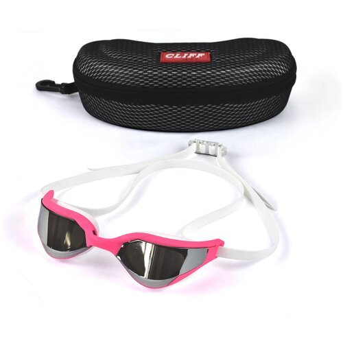 Очки для плавания взрослые CLIFF CS-031ММ, розовые