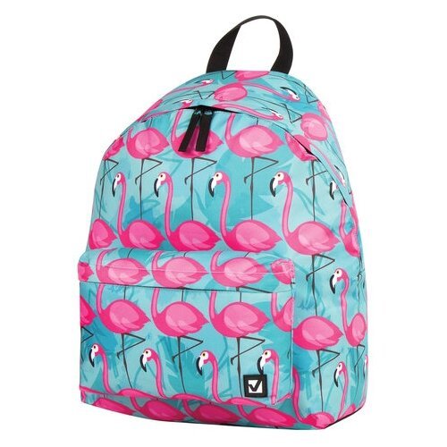 Городской рюкзак BRAUBERG Фламинго, разноцветный
