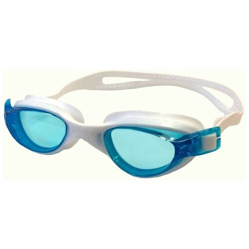 E36865-0 Очки для плавания взрослые (бело/голубые)