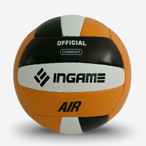 Мяч волейбольный INGAME AIR черно-оранжевый