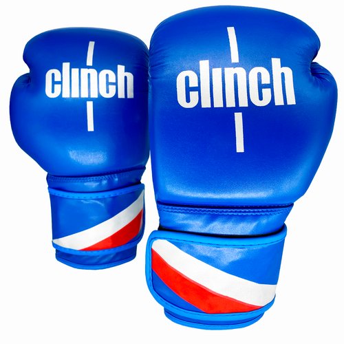 Боксерские перчатки Clinch FIGHT синие, 10 OZ