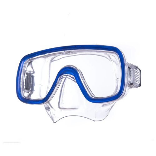 Маска для плавания Salvas Domino Sr Mask, арт.CA150C1TBSTH, закаленное стекло, Silflex, р. Senior, синий