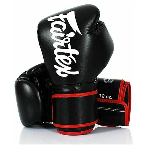 Боксерские перчатки Fairtex Boxing gloves BGV14 Black 12 унций