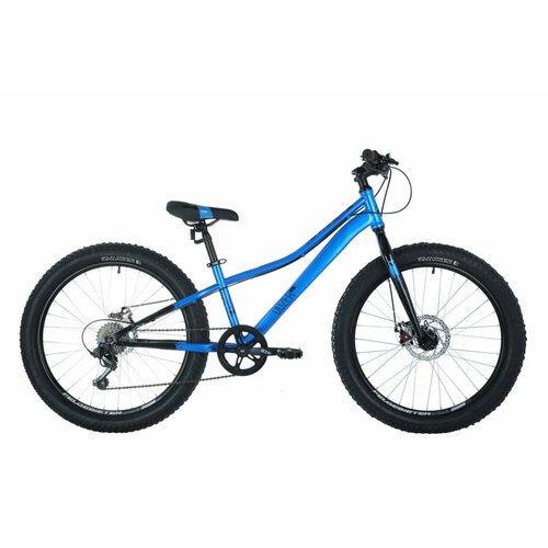 Подростковый велосипед Novatrack Dozer 24' (2024) 12' Синий (132-147 см)