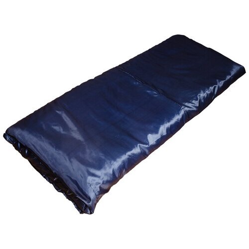 Спальный мешок Btrace Scout S0553, синий, молния с левой стороны