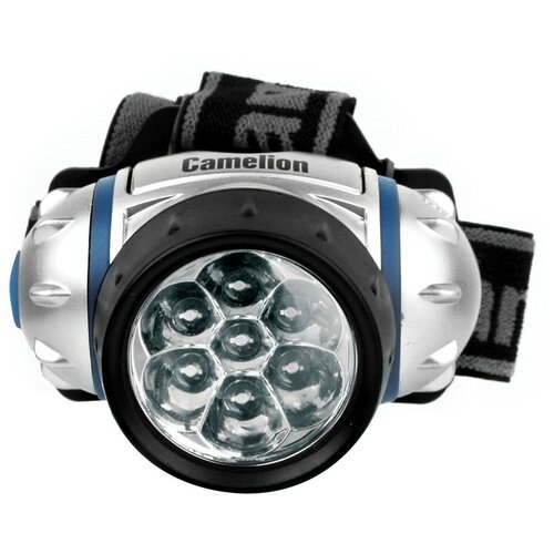 Налобный фонарь Camelion LED5318-7Mx серебряный
