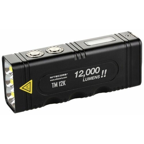 Поисковый фонарь NiteCore Tiny Monster TM12K, 6 диодов Cree XH-P 35 HD, 250 метров, 12000 люмен (Комплект)