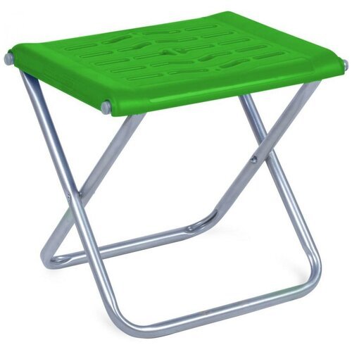 Стул походный складной Nika ПСП4, пластиковое сиденье, зелёный