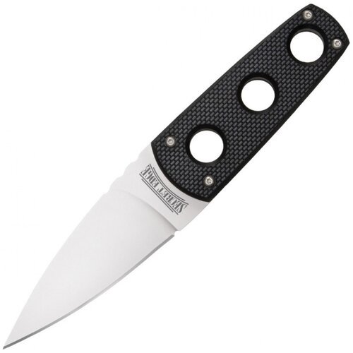 Нож фиксированный Cold Steel Secret edge с чехлом черный