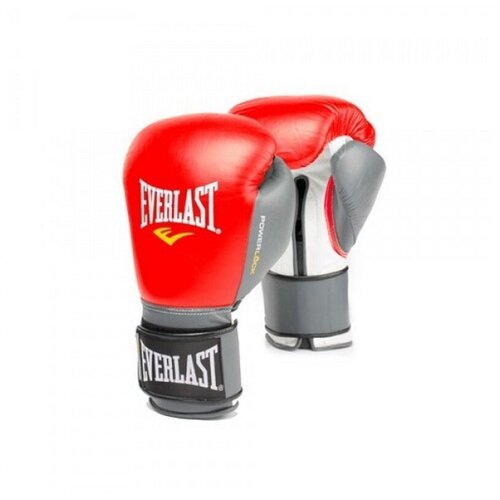 Перчатки тренировочные Powerlock красн/сер. - Everlast - Красный - 12 oz