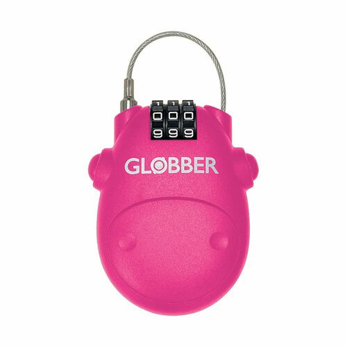 Globber Трос-замок Globber Lock, цвет Розовый