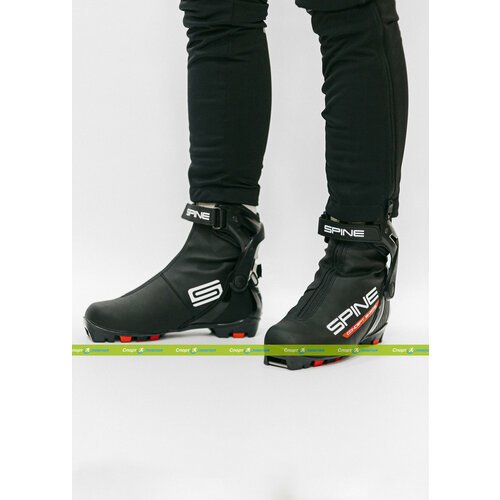Ботинки лыжные NNN, коньковые, Spine, CONCEPT SKATE 296, black, (44 Eur)