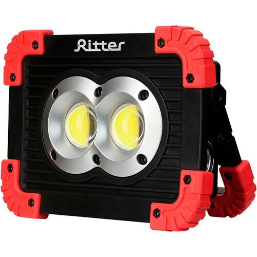Фонарь прожектор Ritter (29132 9) светодиодный 2 LED 11 Вт аккумуляторный Li-Ion 2х1500 мАч пластик 3 режима