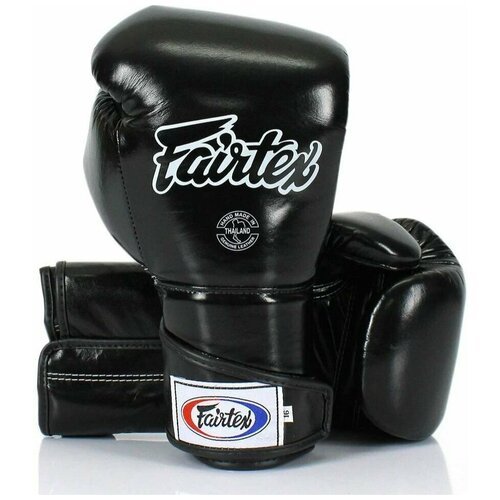 Боксерские перчатки Fairtex Angular Sparring BGV6 Black (16 унций)