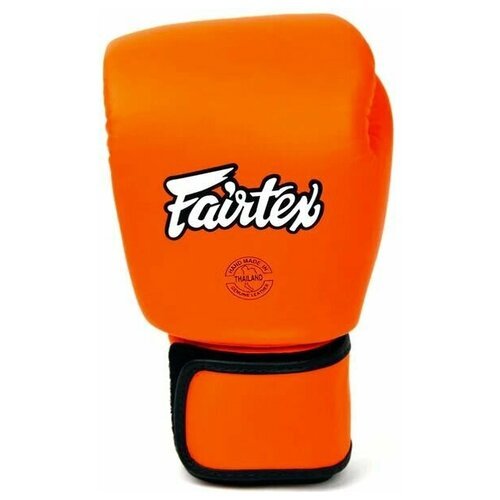 Боксерские перчатки Fairtex BGV19 оранжевые 16 унций