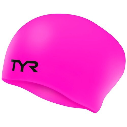 Шапочка для плавания Tyr Wrinkle Free Silicone Cap, розовый