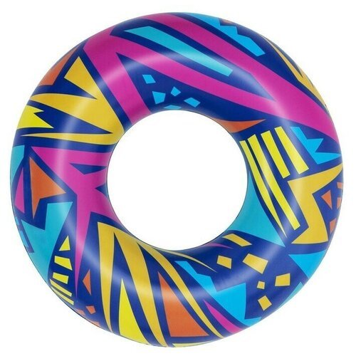 Круг для плавания Геометрия, 107 см, цвета микс 36228