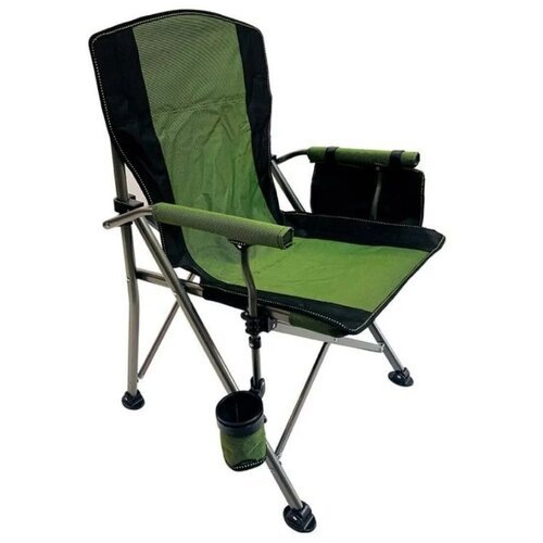 Складное кресло туристическое для рыбалки, пикника, кемпинга. Цвет зелёный 0-628 green