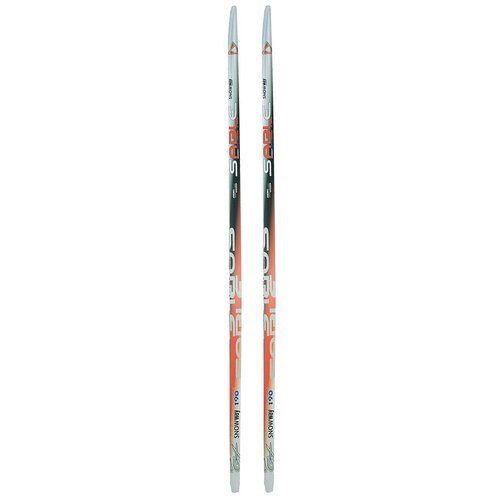 Прогулочные лыжи STC Sable Snowway (Step) без креплений, 190 см, красный/серый
