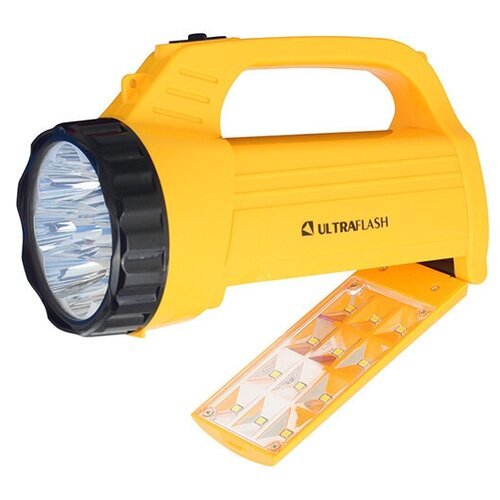 Ручной фонарь Ultraflash LED3819CSM желтый/черный
