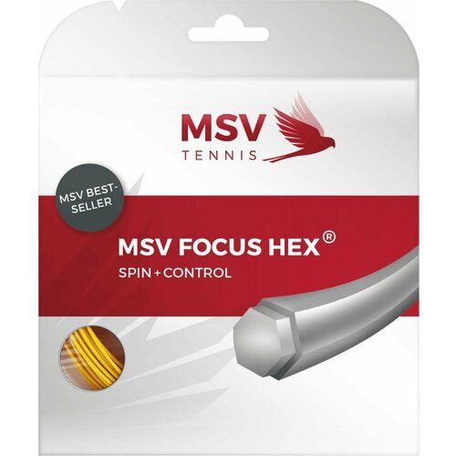 Теннисная струна MSV Focus HEX YW - 1.23 Set (12 м), арт. 4914