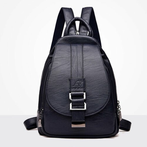 Модный рюкзак женский Blue art bags темно-синий