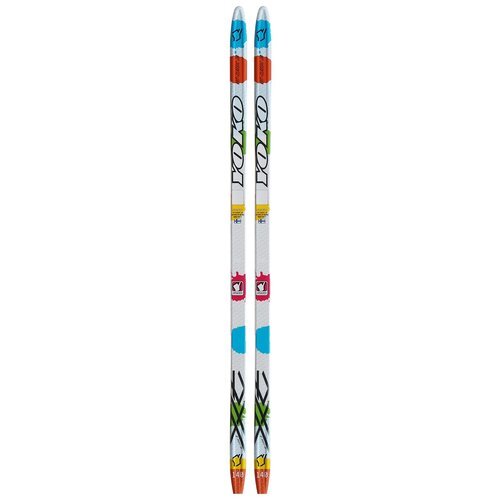 Лыжи пластиковые 'бренд ЦСТ' step, 190 см, без креплений, с насечкой, цвета микс