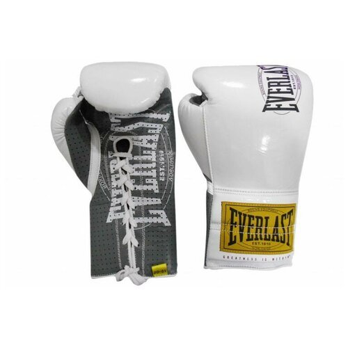 Перчатки боевые Everlast 1910 Classic 8oz белые