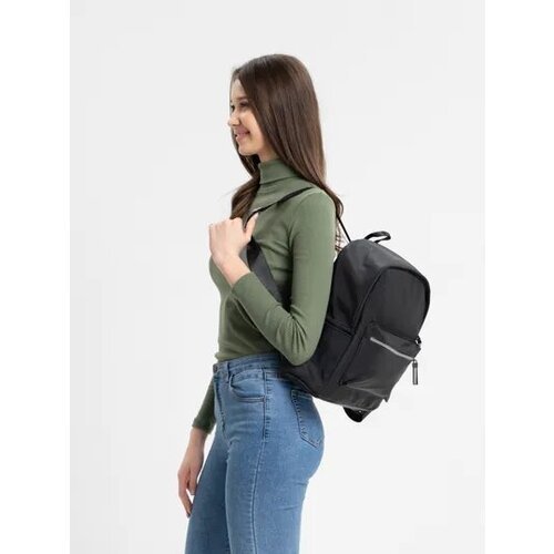 Рюкзак женский, городской, со светоотражающими элементами, школьный рюкзак, сумка, портфель, черный