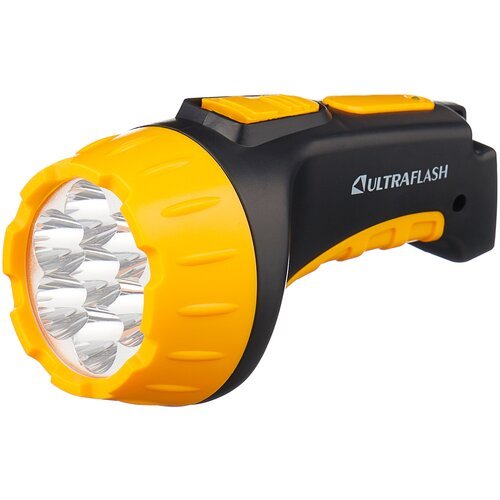 Ручной фонарь Ultraflash LED3807 черный/желтый