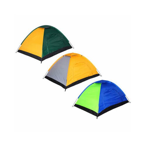 Руссо туристо палатка 2-мест, стандарт, 195х145х110см, нейлон 170t, дно оксфорд 210d, 3 цвета