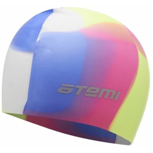 Шапочка для плавания ATEMI MC404, разноцветный