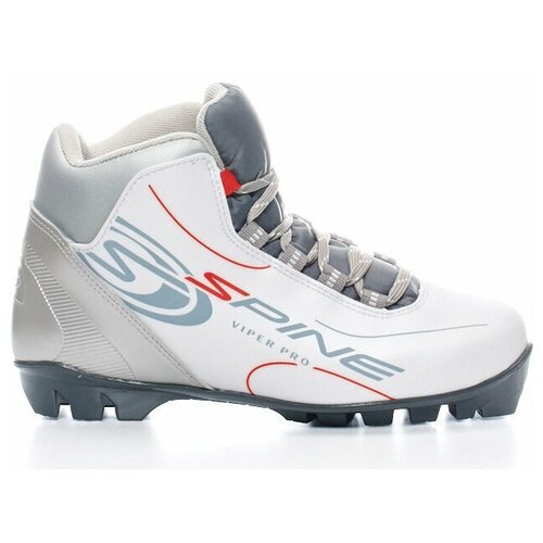 Лыжные ботинки SPINE NNN Viper (251/2) (серый/белый) (37)