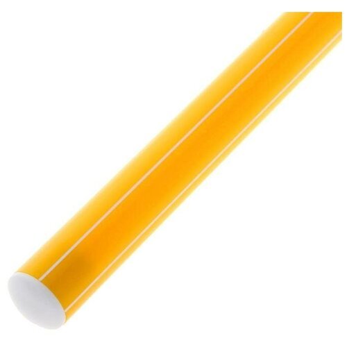Палка гимнастическая 30 см, цвет: желтый, 3 штуки