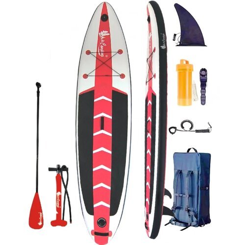 Сап доска для плавания и серфинга с насосом и рюкзаком MirCamping Inflatable SUP 366*83*15 CRT-139С Red