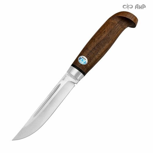 Нож туристический финка LAPPI АиР, длина лезвия 12 см, сталь 95Х18, рукоять орех