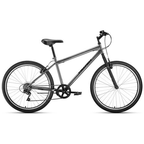 Велосипед ALTAIR MTB HT 1.0 26' (2022) (Велосипед ALTAIR MTB HT 26 1.0 (26' 7 ск. рост. 17') 2022, темно-серый/черный, RBK22AL26101)