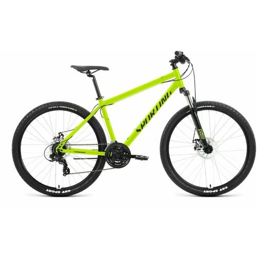 Горный велосипед SPORTING 29 2.0 D, 29', рост 17', 8 скоростей, ярко-зеленый/черный