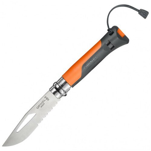Нож складной OPINEL №8 Outdoor оранжевый/черный