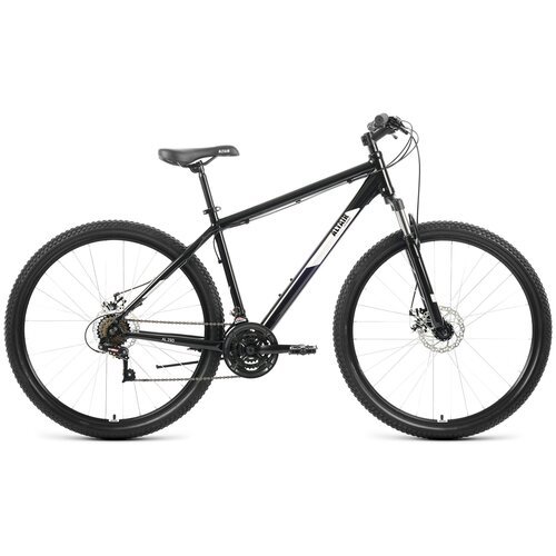 Горный велосипед Altair AL 29 D, год 2022, цвет Черный-Серебристый, ростовка 19