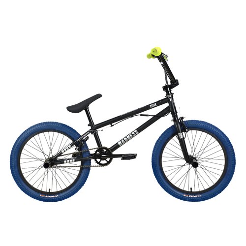 Велосипед Stark'24 Madness BMX 2 черный матовый/серебристый/темно-синий