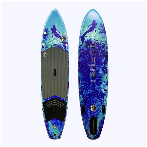 Сапборд SUP Iboard 11.0 Bubbles Green
