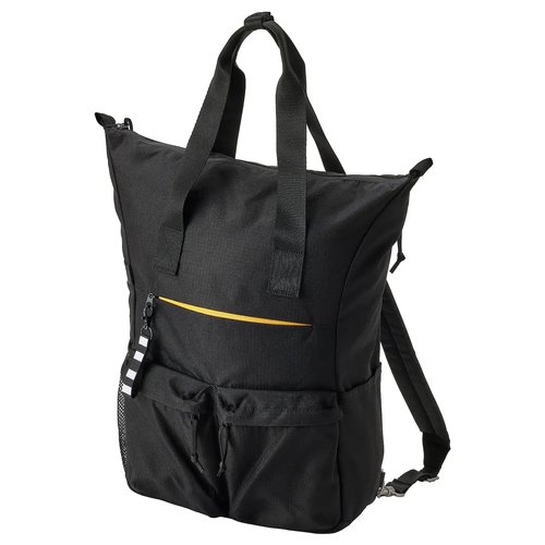 Рюкзак, черный 31x15x49 см/26 л IKEA VRLDENS 704.879.17