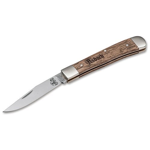 Нож складной Boker Trapper Asbach Uralt коричневый/серебристый