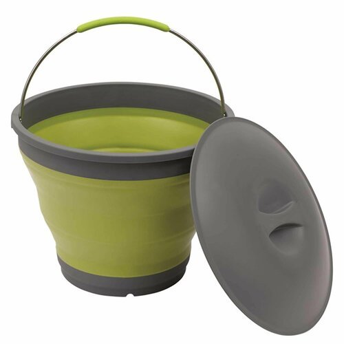 Походная посуда Outwell Collaps Bucket with Lid lime green