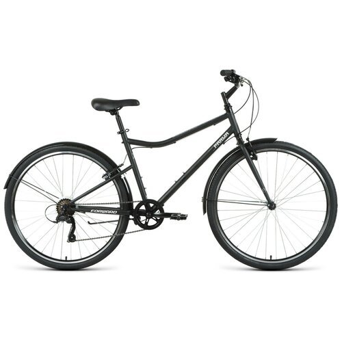 Комфортный велосипед Forward Parma 28 (2022) 19' Глянцево-черно-белый (171-184 см)
