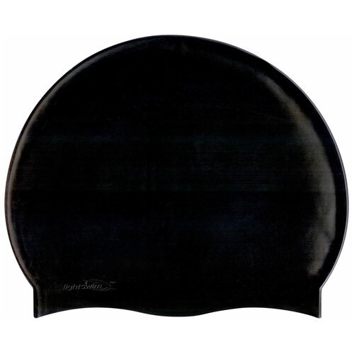 Шапочка для бассейна силиконовая детская/подростковая Light Swim С/LS5, обхват головы 50-55 см, цвет 302, черная(Black)