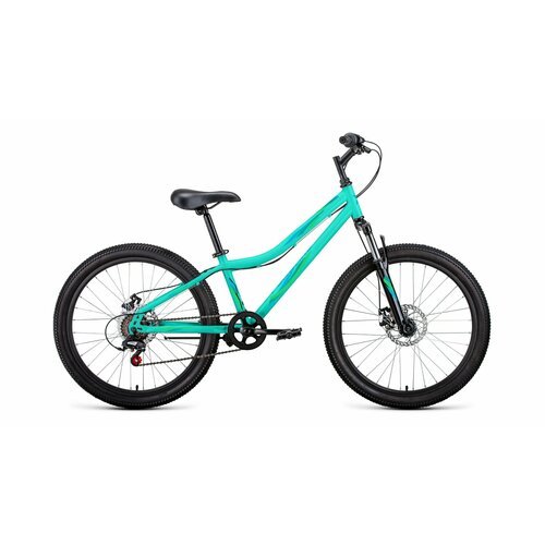 Велосипед 24 FORWARD IRIS 2.0 (DISK) (6-ск.) 2022 (рама 12) мятный/зеленый