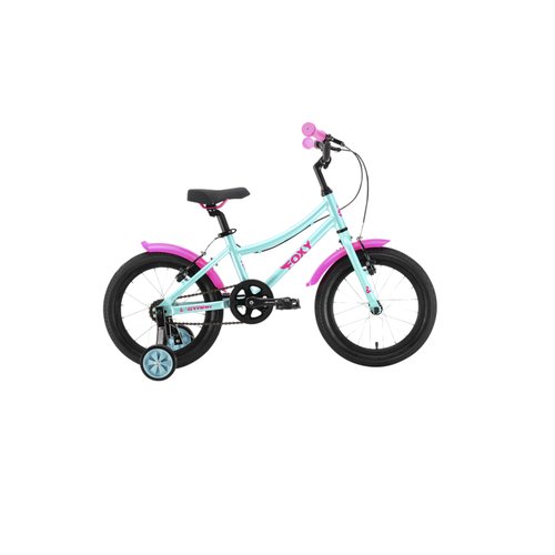 Велосипед Stark'24 Foxy Girl 16 бирюзовый/розовый