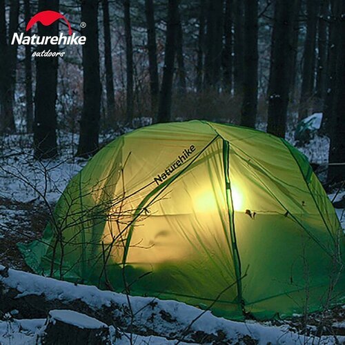Палатка туристическая 2-местная Naturehike Star-river нейлон 20D + футпринт (зеленая)